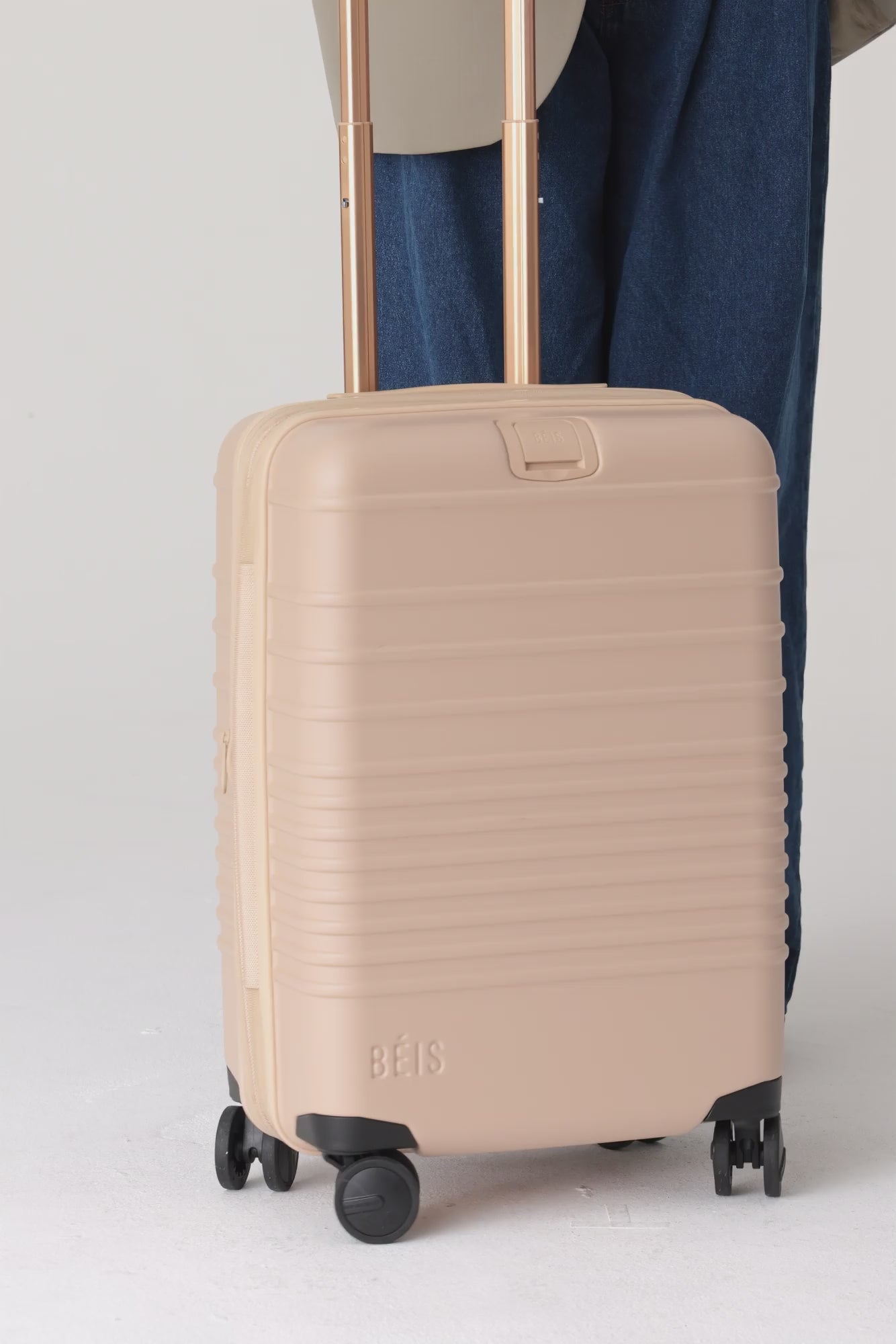 The Carry-On Roller in Beige