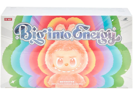 Pop Mart Labubu The Monsters Big into Energy Series Vinyl Plush Pendant Sealed Case (6 Blind Boxes)