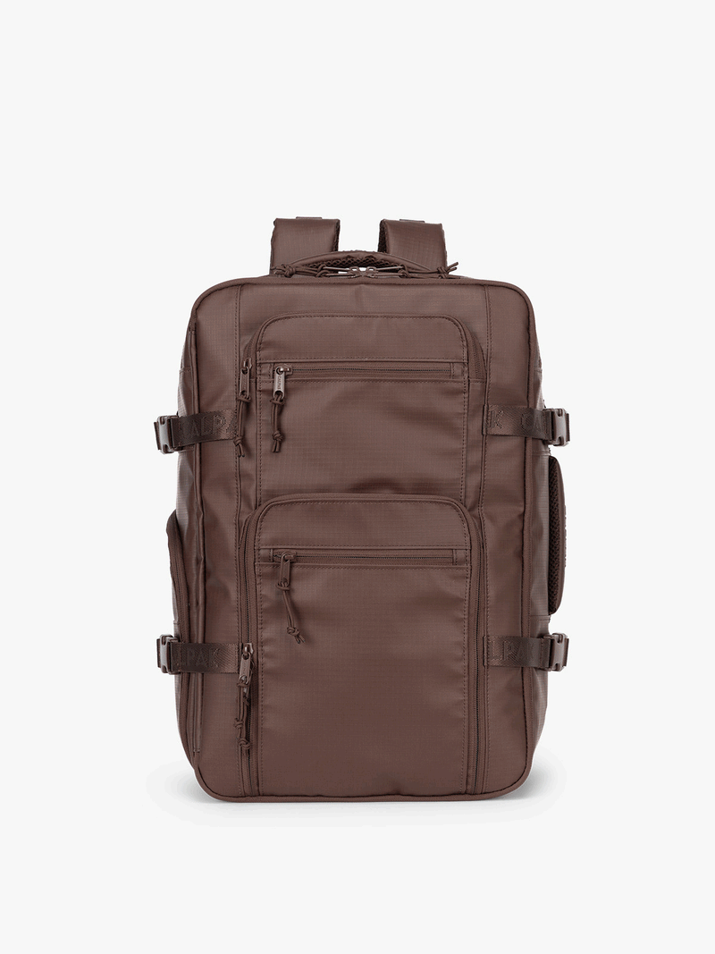 Terra 26L Laptop Duffel Backpack in Walnut